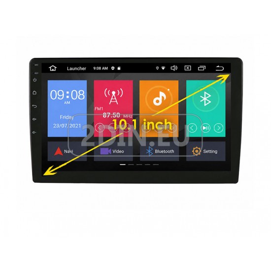 ДВОЕН ДИН 10.1" МУЛТИМЕДИЯ ЗА КОЛА GPS android 16 + DSP + CarPlay